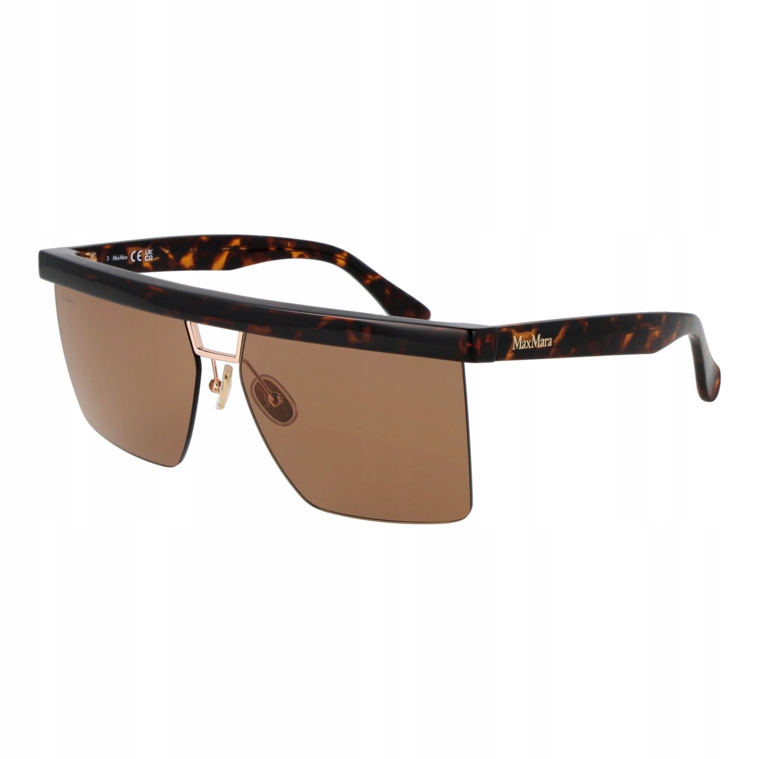 Dámske slnečné okuliare Max Mara MM0072 Obdĺžnikové