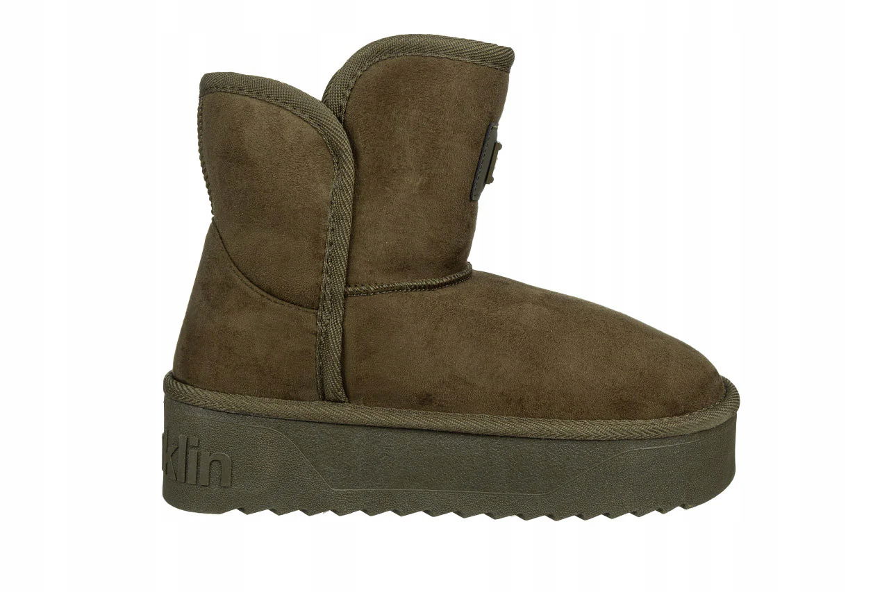 Dámske snehule D.Franklin Nordic V2 Basic Low Olive Night Zelené veľ.40