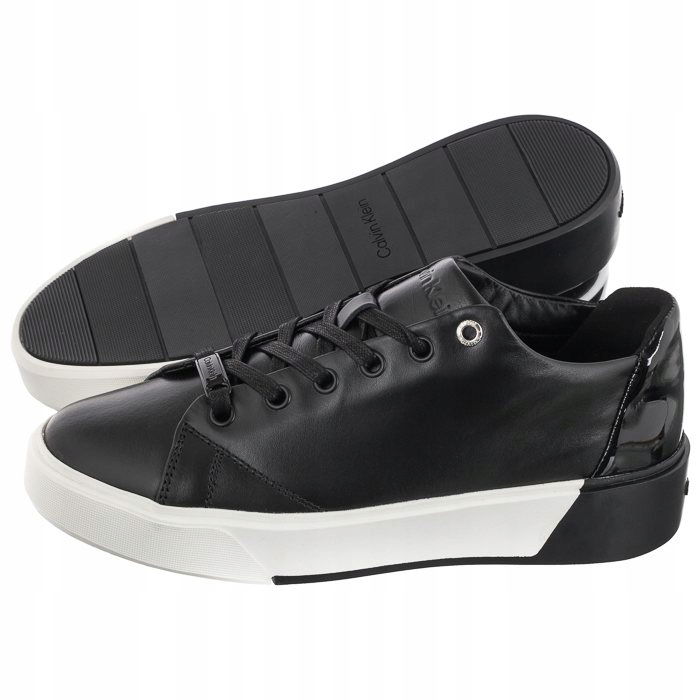 Dámske tenisky Calvin Klein Heel Cupsole Black Čierna