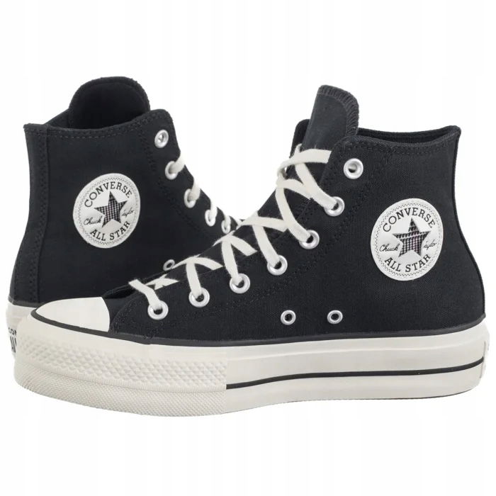 Dámske tenisky Converse Ctas Lift Hi Black/White A15534C čierne