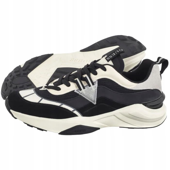 Dámske tenisky Guess Valencia Fmjval ELE12 Black Čierne