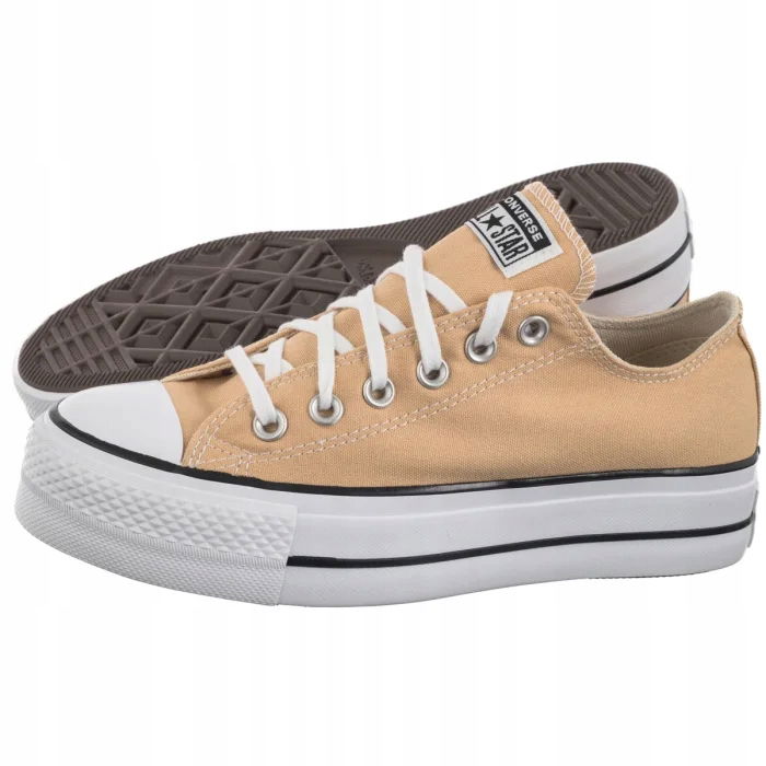 Dámske tenisky na platforme Converse Lift Coastal Dune Béžové