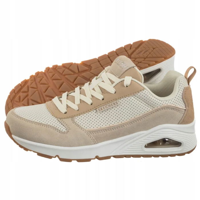 Dámske tenisky Skechers Uno Two Much Fun 177105/TPNT Béžové