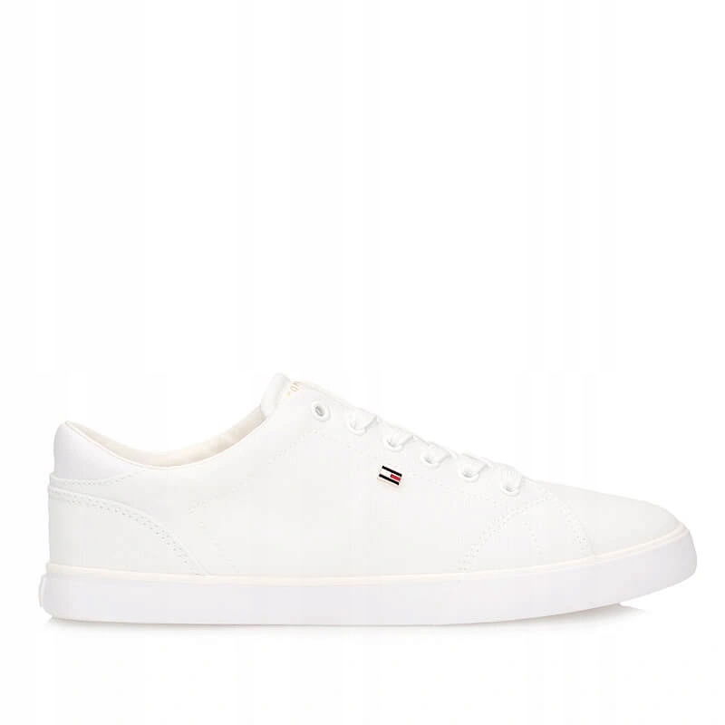 Dámske tenisky Tommy Hilfiger FW0FW09102YBSW8B biele so šnurovaním
