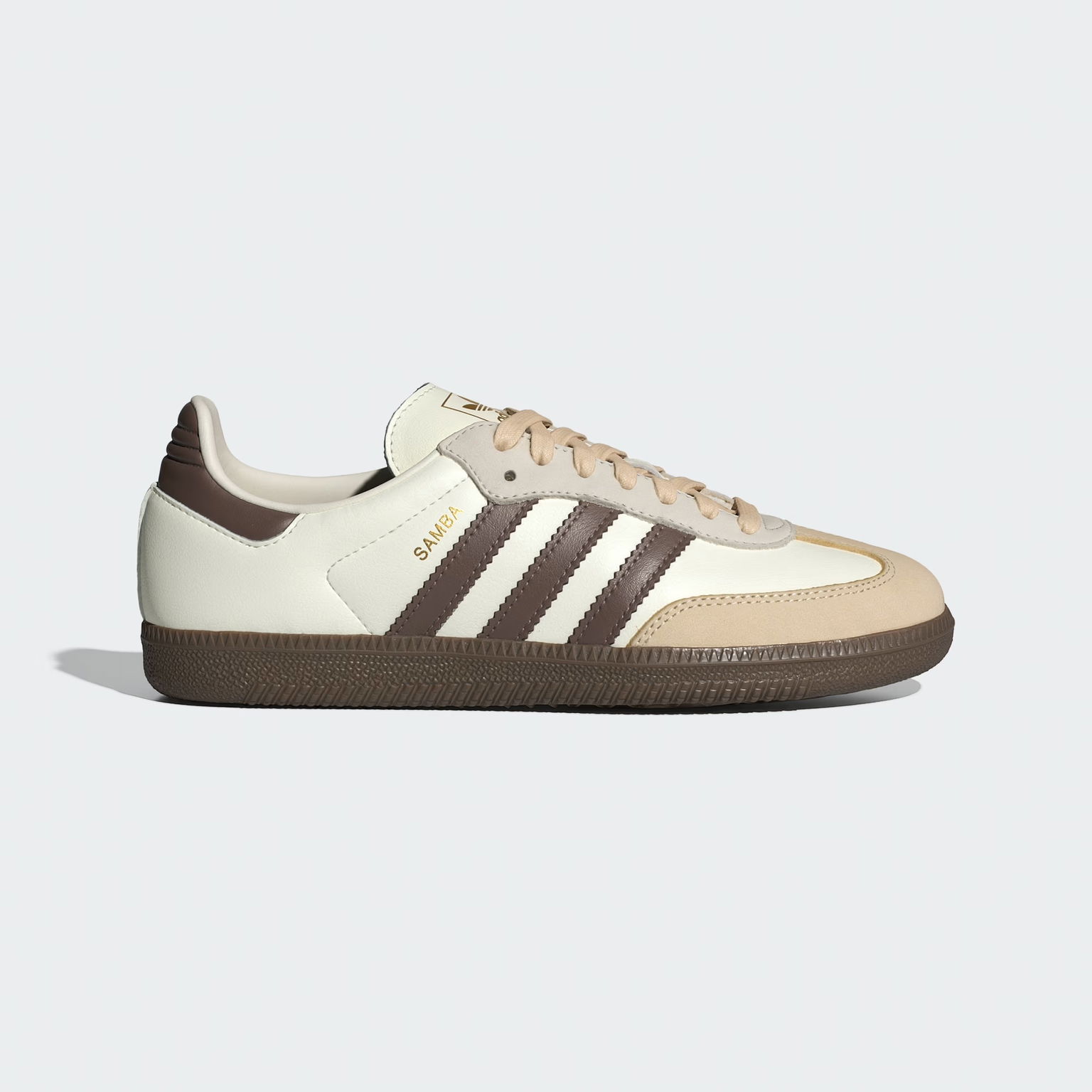 Dámske topánky Adidas Samba Og JR8842 krémové kožené retro 36