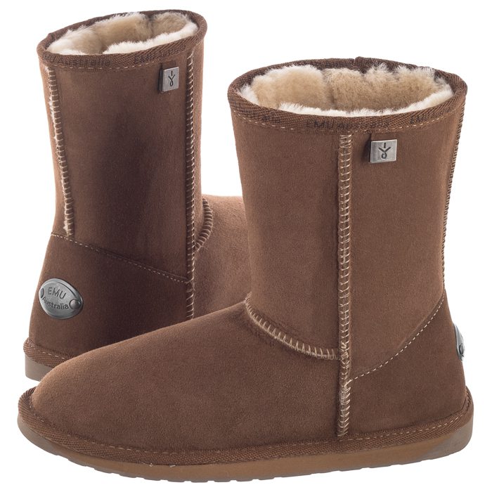 Dámske topánky Emu Platinum Stinger Slim Lo Chestnut WP20002 Hnedá