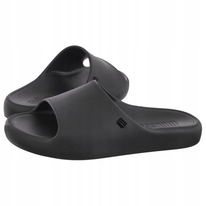 Dámske topánky Klapky Melissa Free Print Slide Ad 33973 Black Čierne