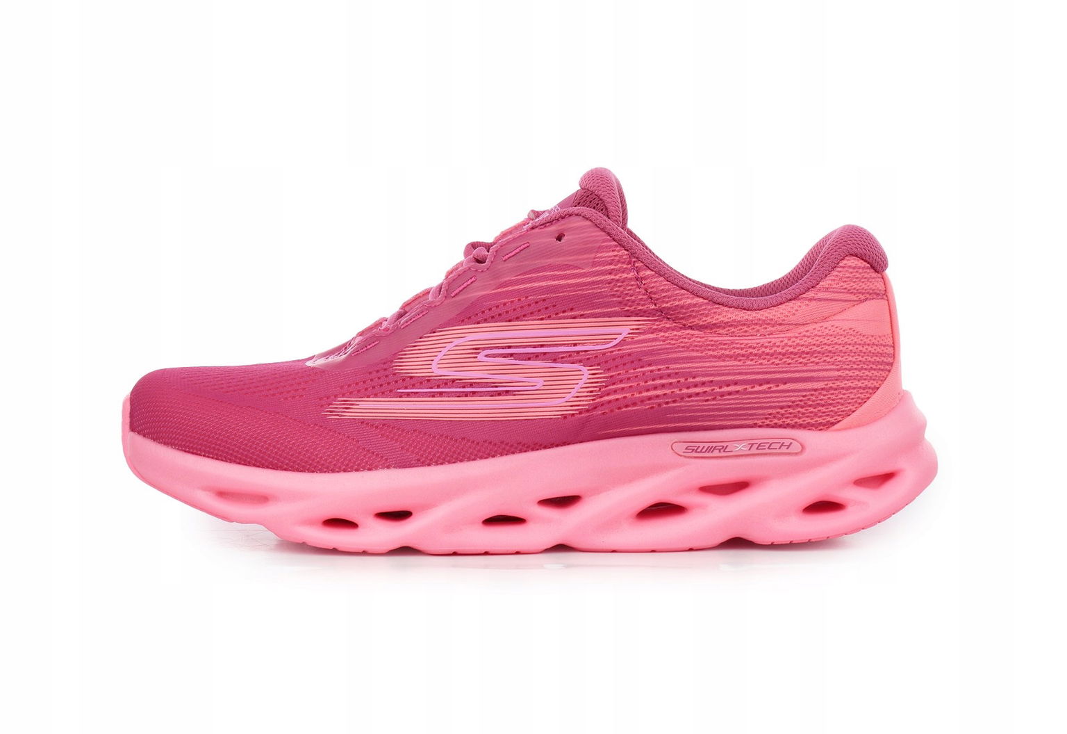 Dámske topánky Skechers Go Run Swirl Tech Speed Ult ružové 129501 Hppk
