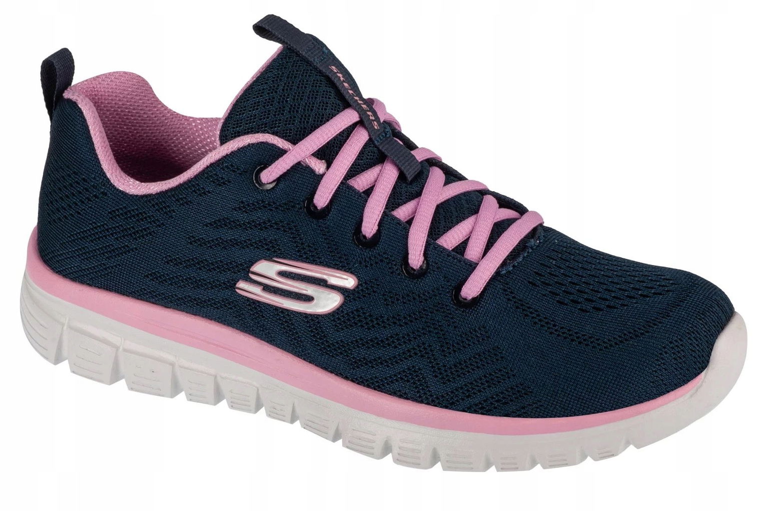 Dámske topánky Skechers Graceful Get Connected tmavomodré 12615 Nvpk