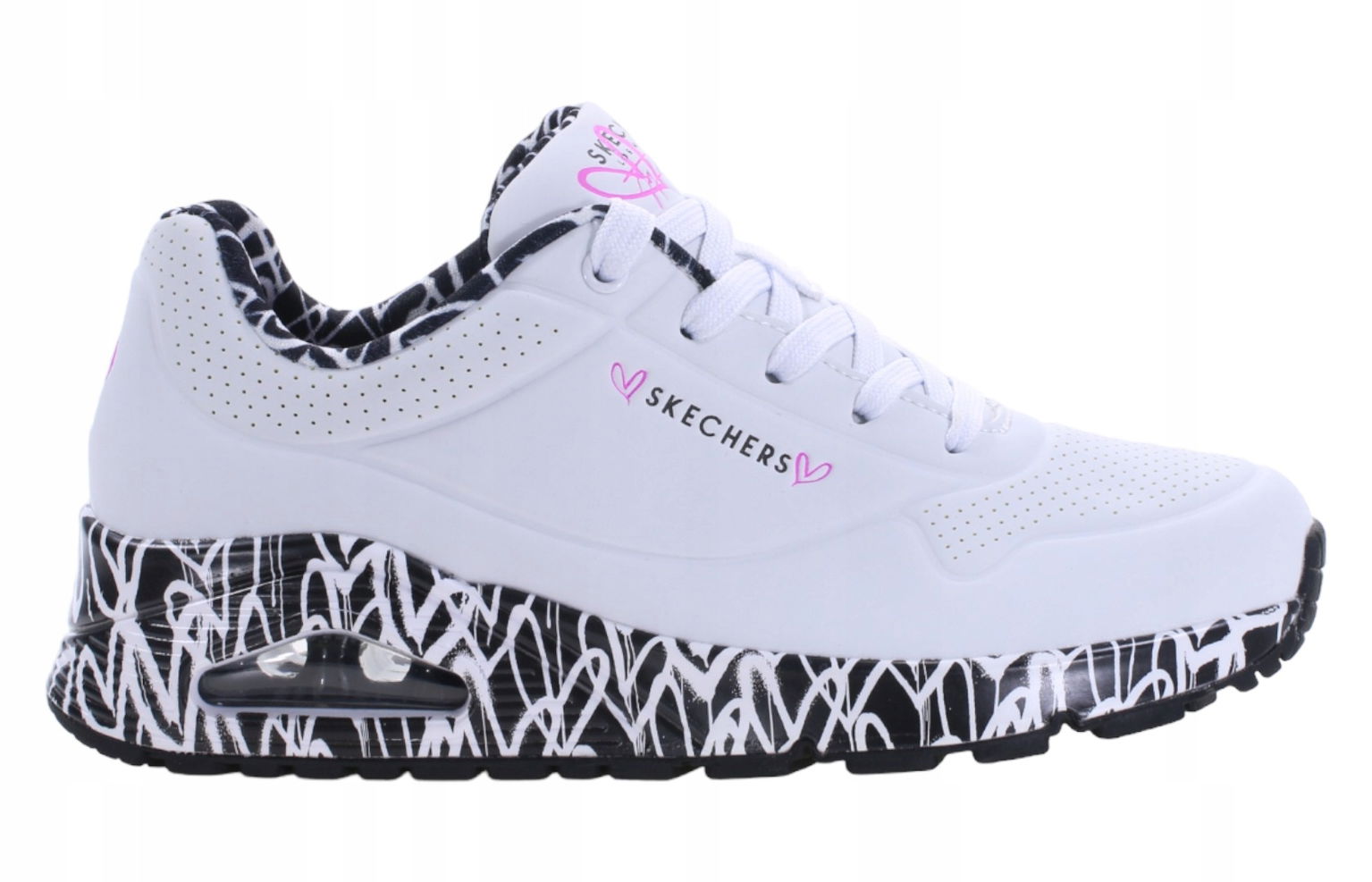Dámske topánky Skechers Uno 155506-WBK