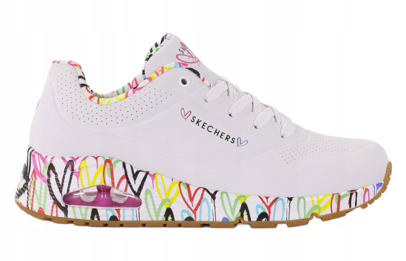 Dámske topánky Skechers Uno 155506-WHT