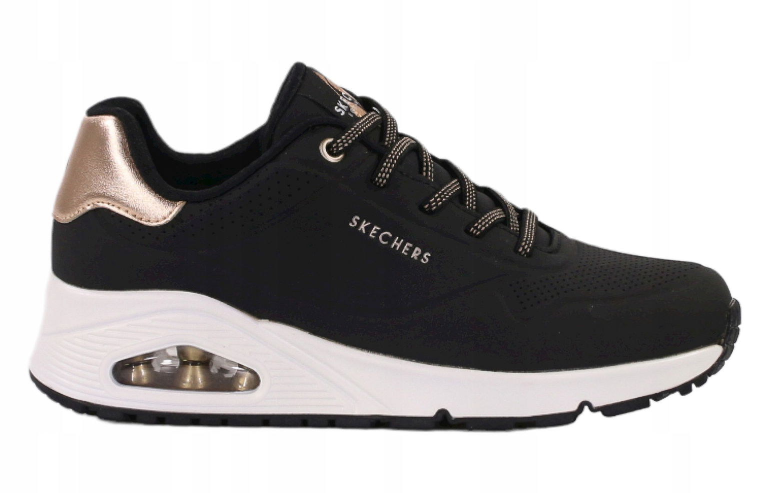 Dámske topánky Skechers Uno Shimmer 155196-BLK