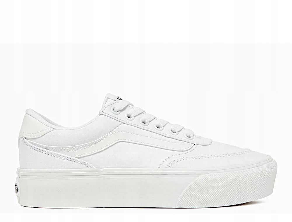 Dámske topánky Vans Brooklyn VN000DC4WWW na platforme biele športové 39