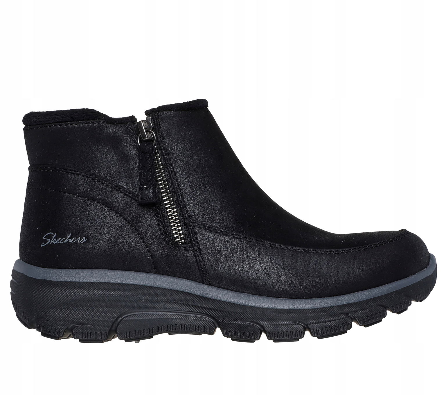 Dámske zimné topánky Skechers Relaxed Fit: Easy Going Into Fall čierne 1