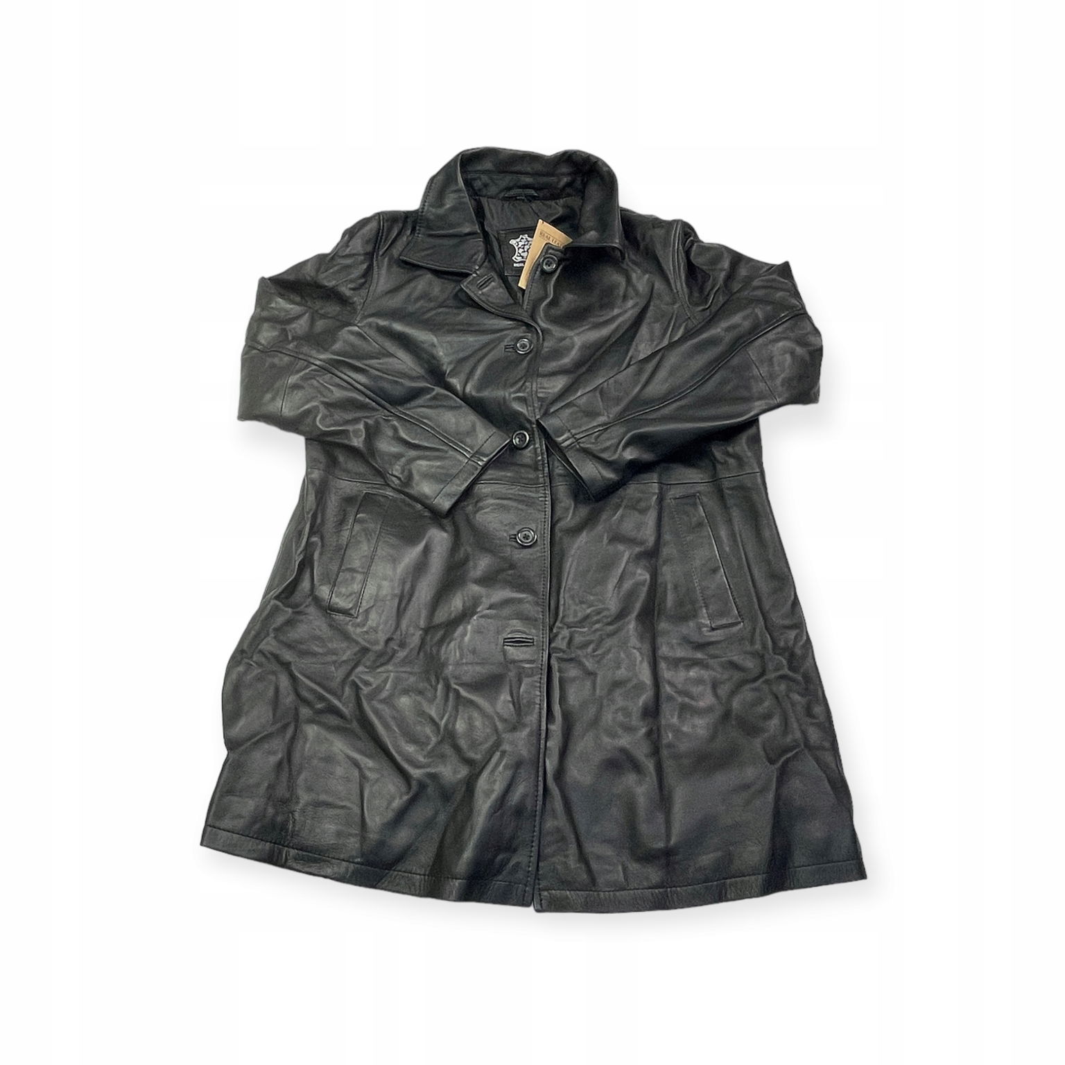Dámsky kožený kabát Real Leather 2XL