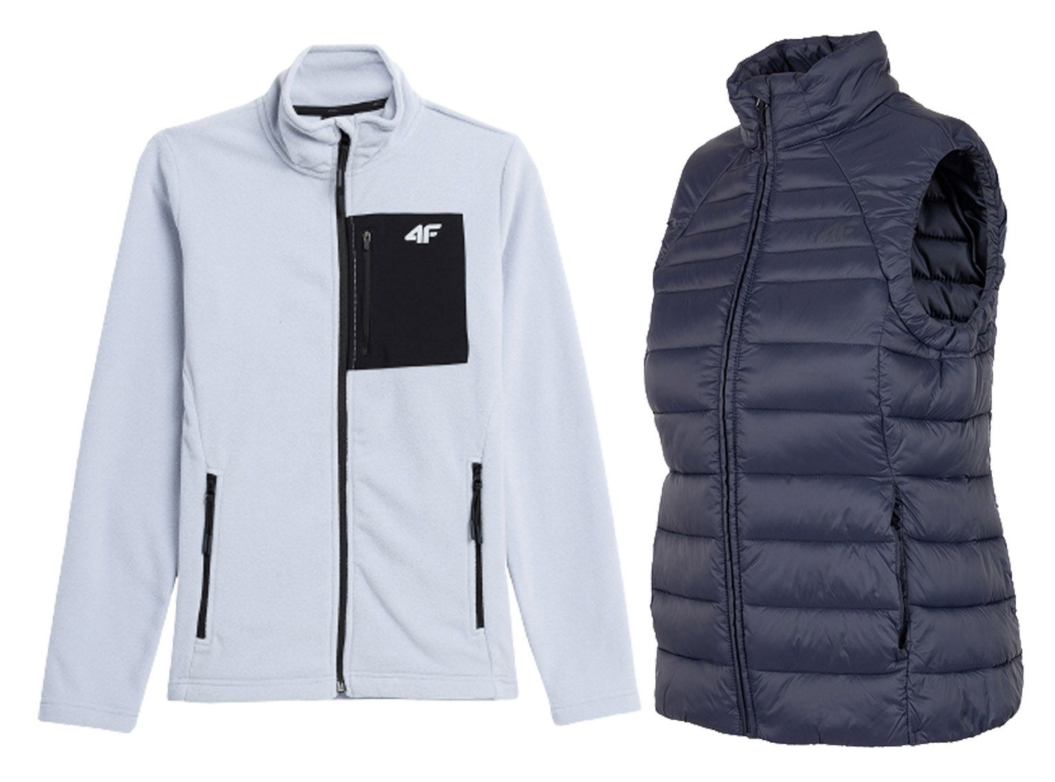 Dámsky set 4F vesta fleece na zips Xs
