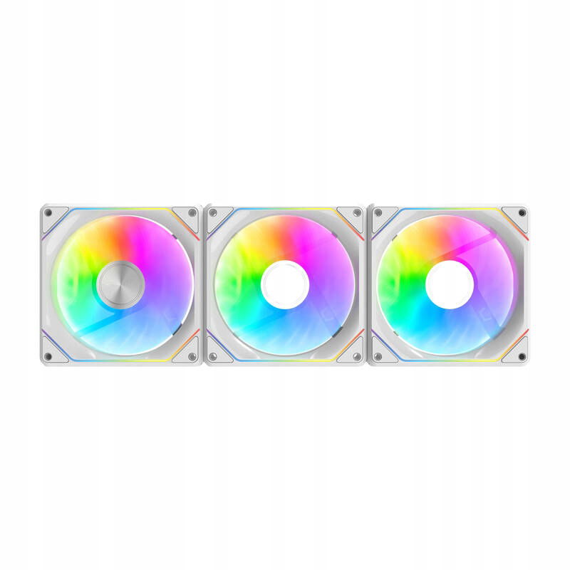 DarkFlash Gauss G24 3W1 Ventilátory do počítača Pc 2000RPM Argb Biely