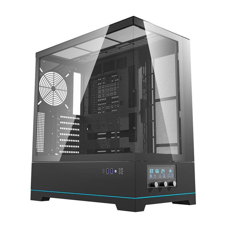Darkflash Puzdro DY451 Pre Pc Bez Ventilátorov S Moderným Dizajnom