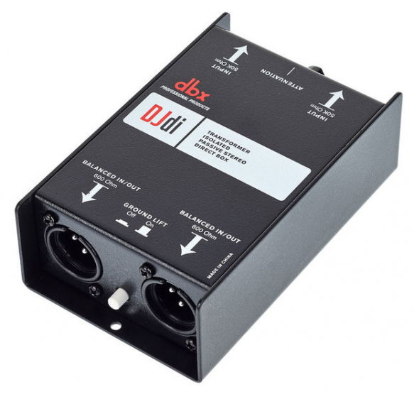 DBX-DJDi – 2-kanálový pasívny Di Box
