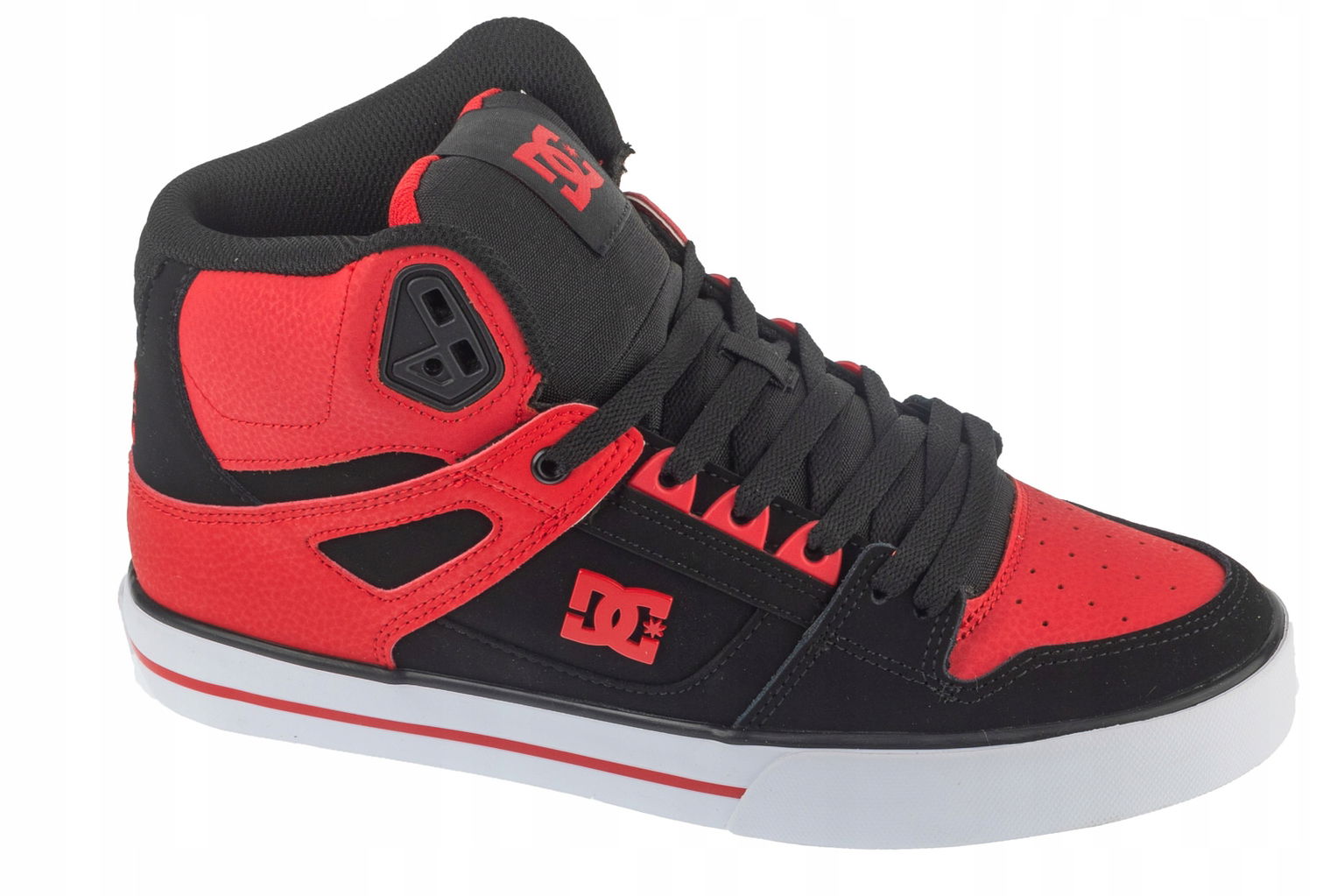 DC Pure High-top Wc [38] Pánske kožené tenisky Červená