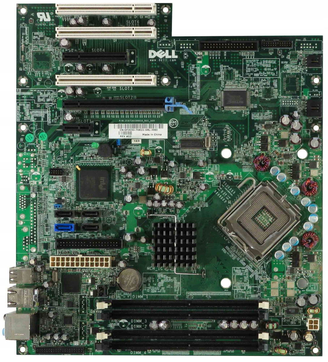 Dell 0FJ030 Motherboard s.775 DDR2 PCIe Pci