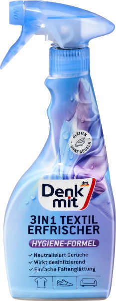 Denkmit Osviežovač textílií 3v1 s efektom vyhladenia záhybov Bez prania