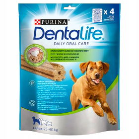 Dentalife Large Doplnkové krmivo pre dospelých psov 142 g 4 kusy