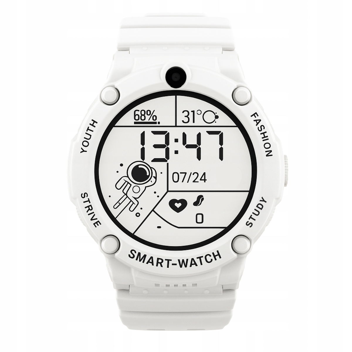 Detské inteligentné hodinky Gps Watch Kids s lokalizáciou, biela farba