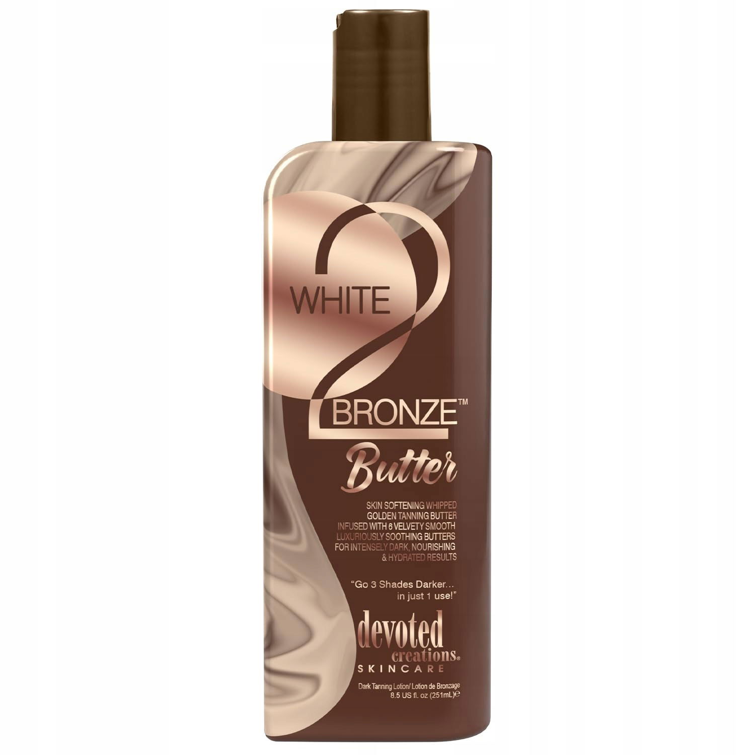 Devoted Creations Biele 2 Bronzové maslo 251ml