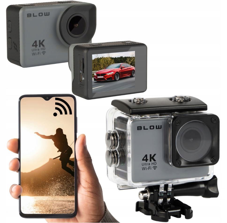 Digitálna Mini Kamera GOPRO4 Športová Wifi Action 4K