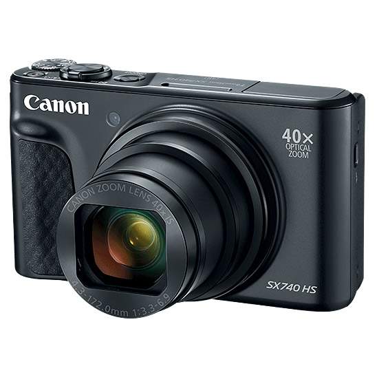 Digitálny fotoaparát Canon PowerShot SX740 Hs čierny Lite Edition