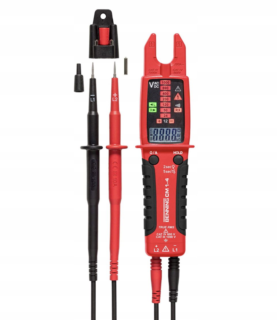 Digitálny kliešťový merač Benning True Rms CM 1-4