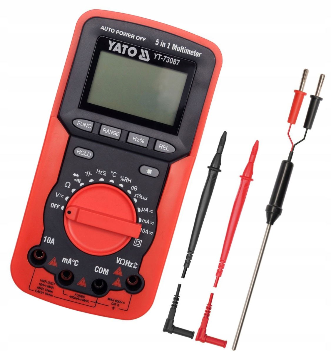 Digitálny merač 5 v 1 Yato YATYT-73087