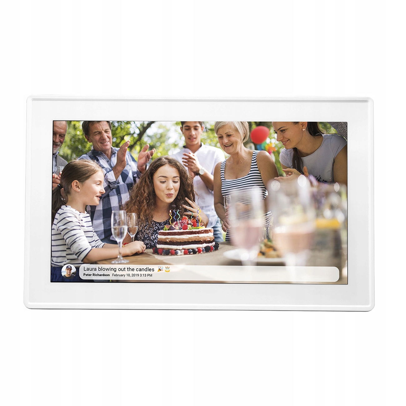 Digitálny rámček 15.6" Denver Frameo PFF-1515W biely
