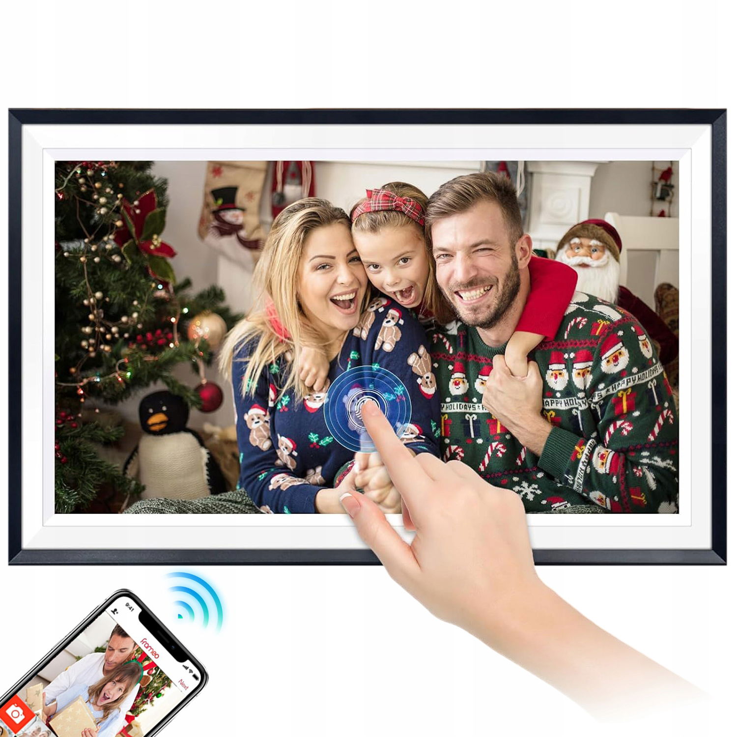 Digitálny rámček 15.6" s pamäťou 32 Gb a automatickým otáčaním