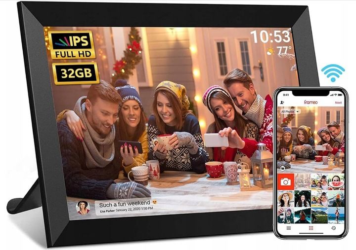 Digitálny rámček na fotografie Frameo Wi-Fi 10.1" 40 Gb s kvalitným panelom