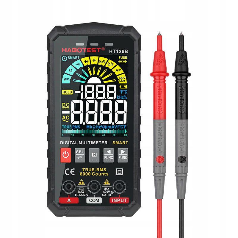 Digitálny univerzálny multimetr Habotest HT126B