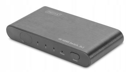 Digitus 4K Hdmi prepínač 3x1 Uhd 4K 60 Hz