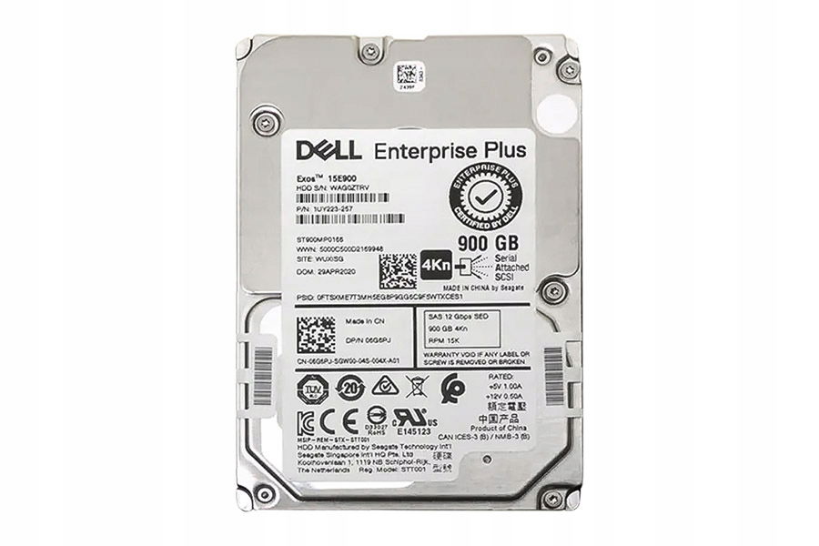 Disk Dell Equallogic 900GB 15K Sas 2.5 6G6PJ-EQL