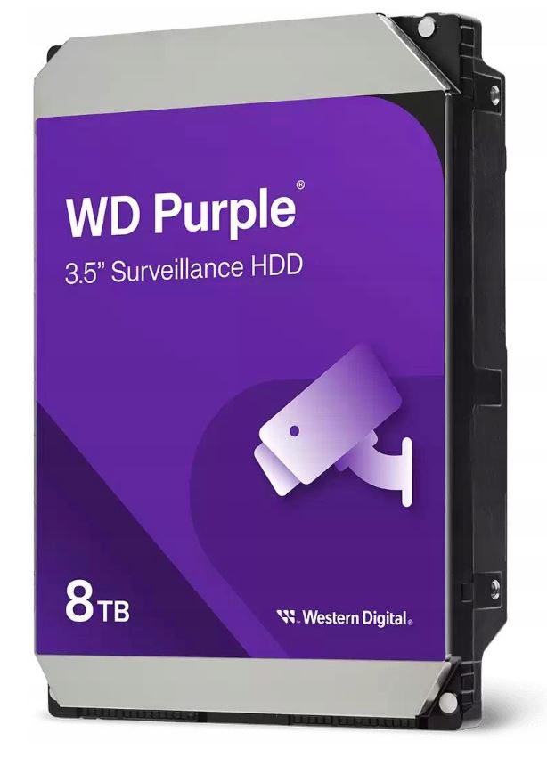 Disk Hdd 8TB Wd Purple Western Digital pre prácu 24/7 a Cctv