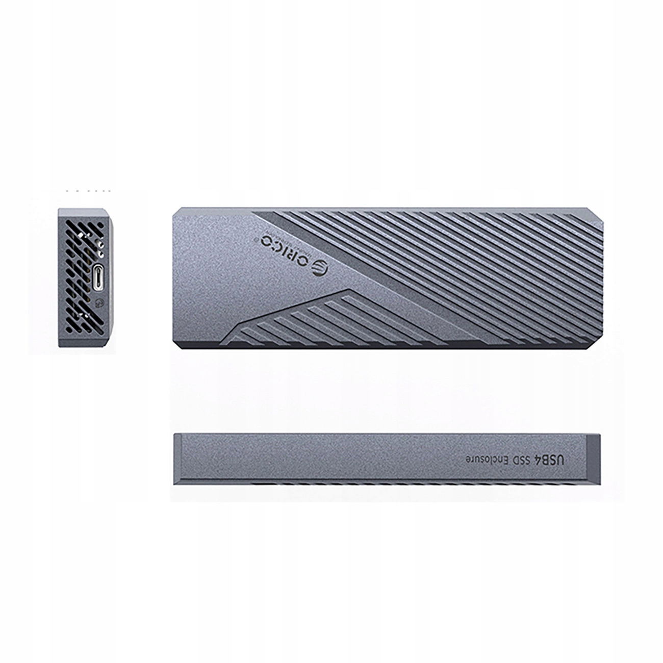 Disková kapsa Orico CNM2-G20 M.2 Nvme Usb-c 3.2 20Gb/s šedá