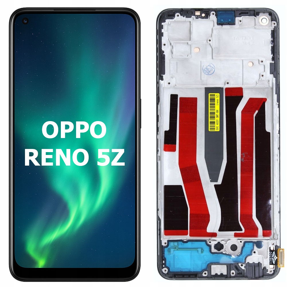 Displej Pre Oppo Reno 5Z Rámček Oled Celý Displej