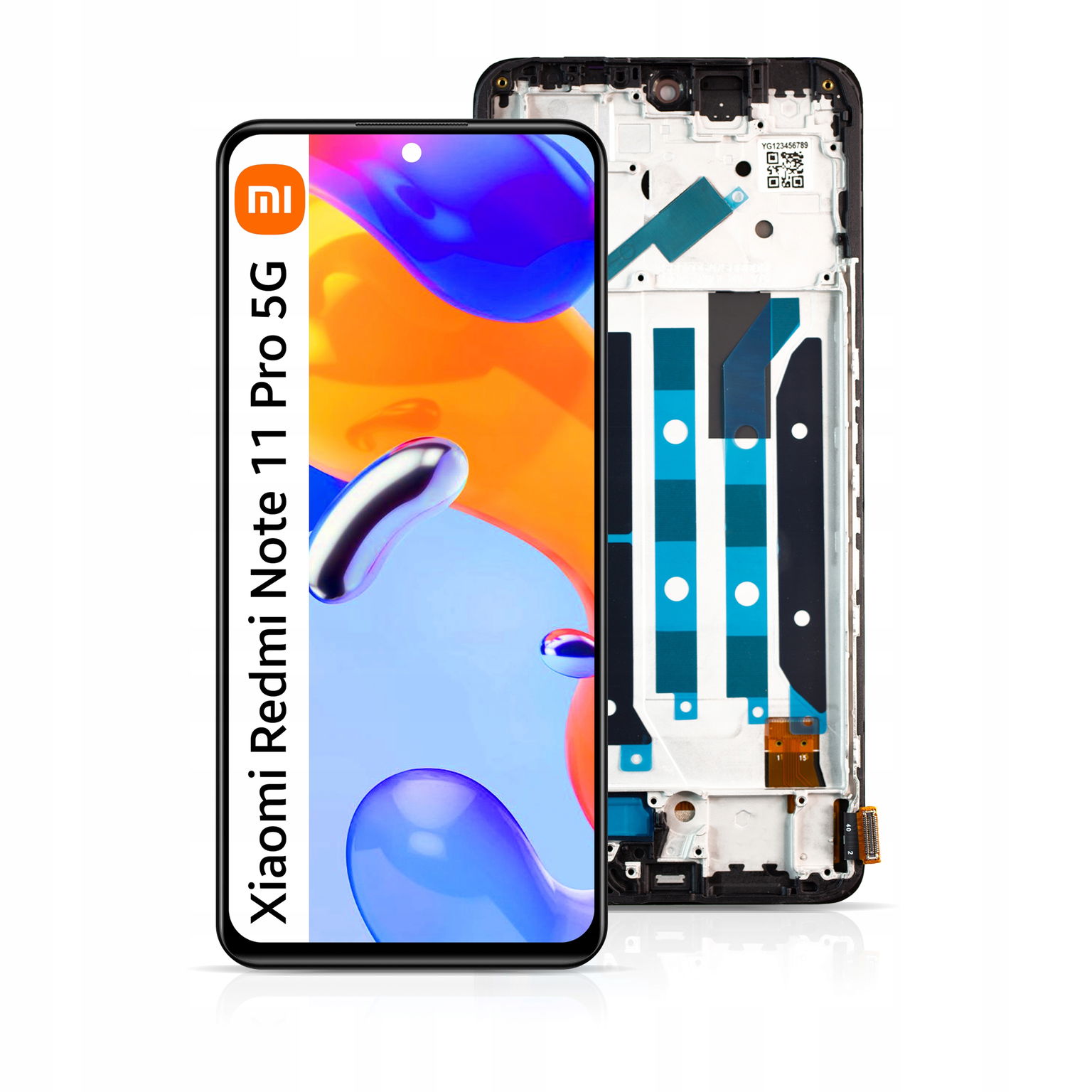 Displej s rámčekom pre Redmi Note 11 Pro 5G Oled Display Panel LCD