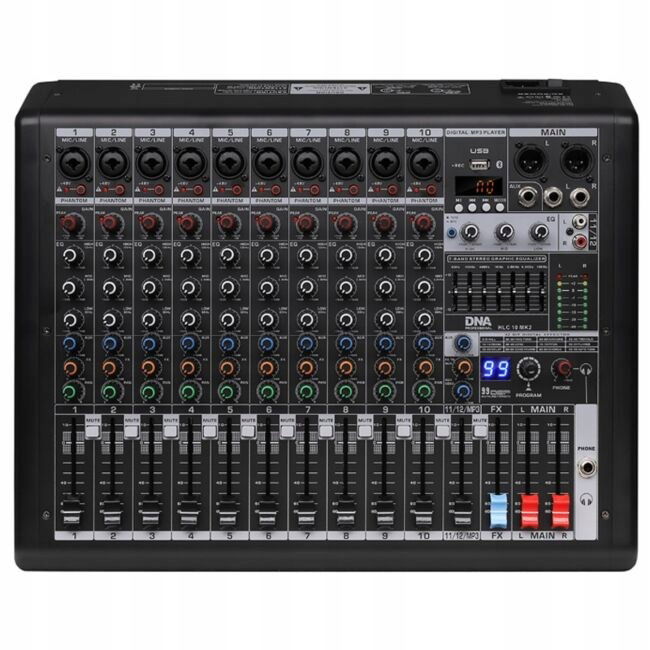 Dna Hlc 10 MK2 analógový zvukový mixér 10 kanálov