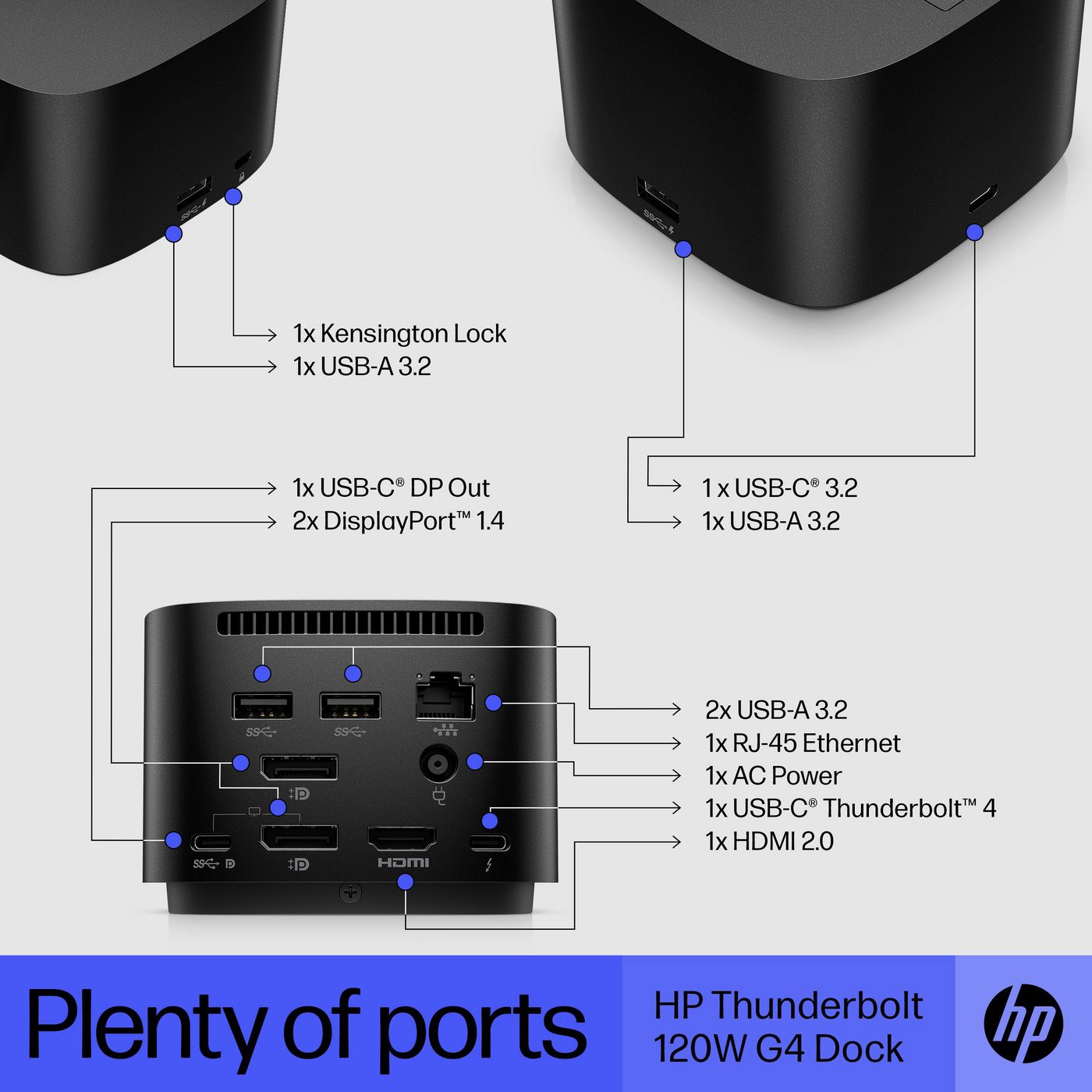 Dokovacia stanica Hp Thunderbolt 120W G4