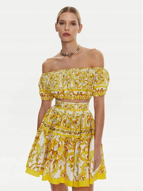 Dolce Gabbana Dámsky top žltý F755RT HH5BA
