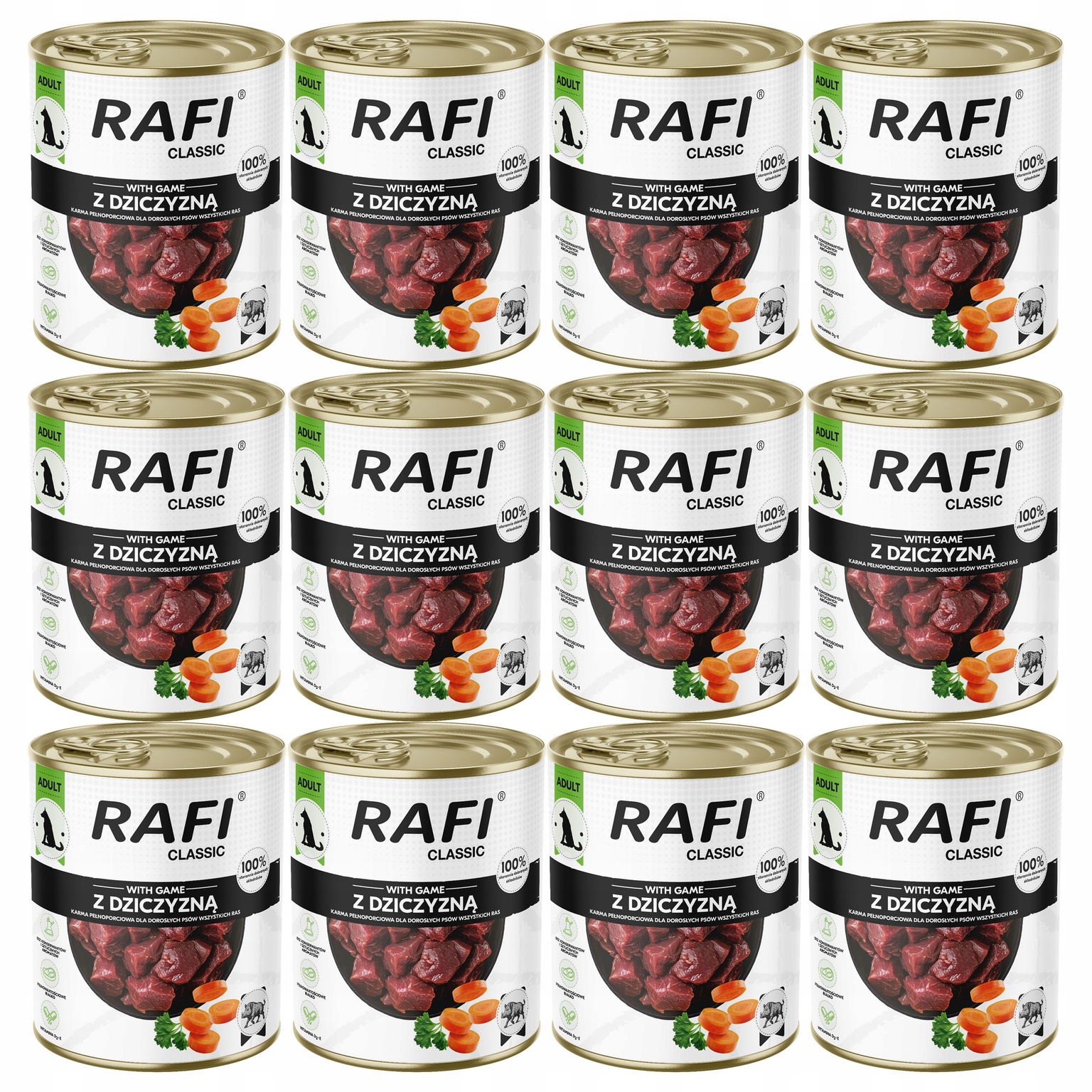 Dolina Noteci Rafi Classic mokré krmivo pre psa Divina 12 x 800 g