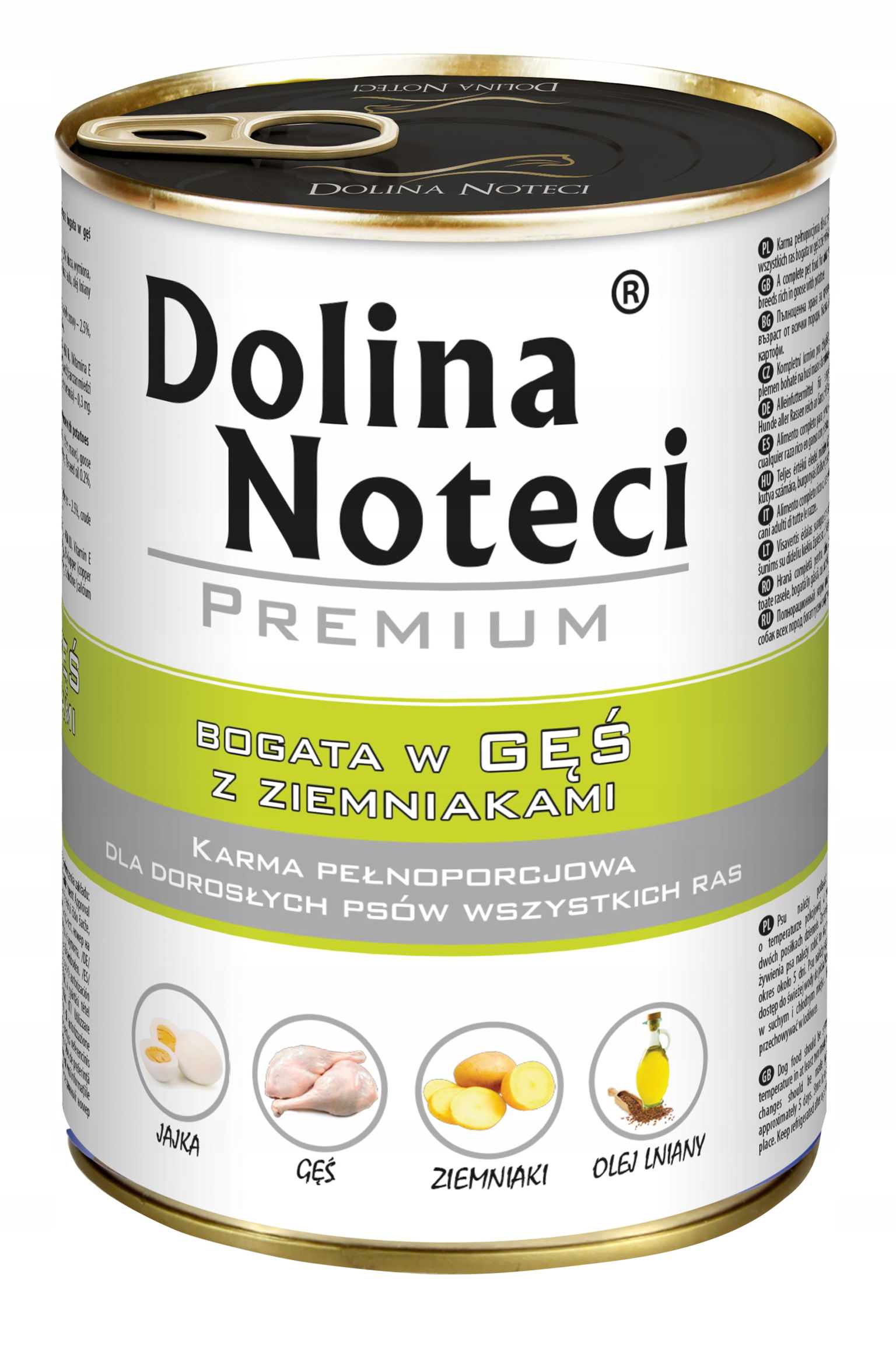 Dolina Noteci Vlhké krmivo hus s zemiakmi 400 g