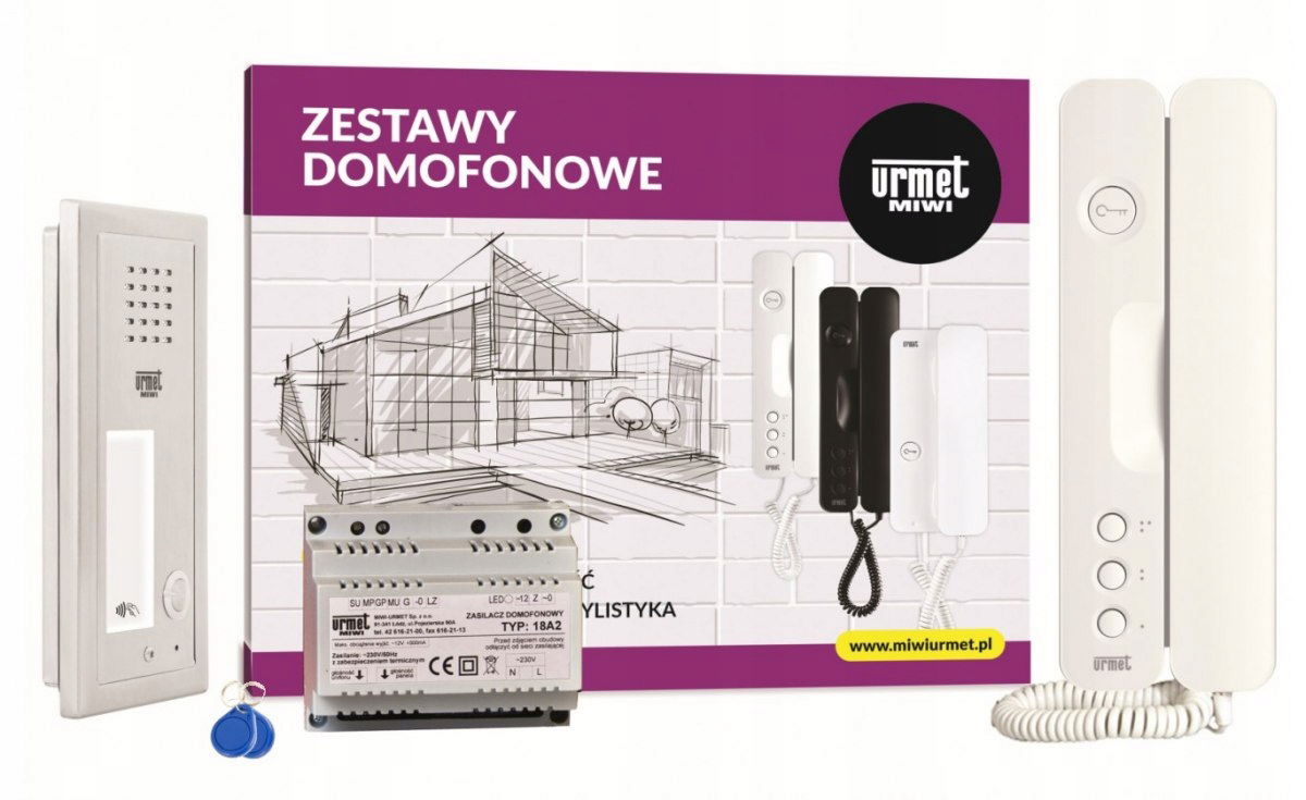 Domofon 4+n Unifon Čítačka Rfid 6025/401-RF Urmet