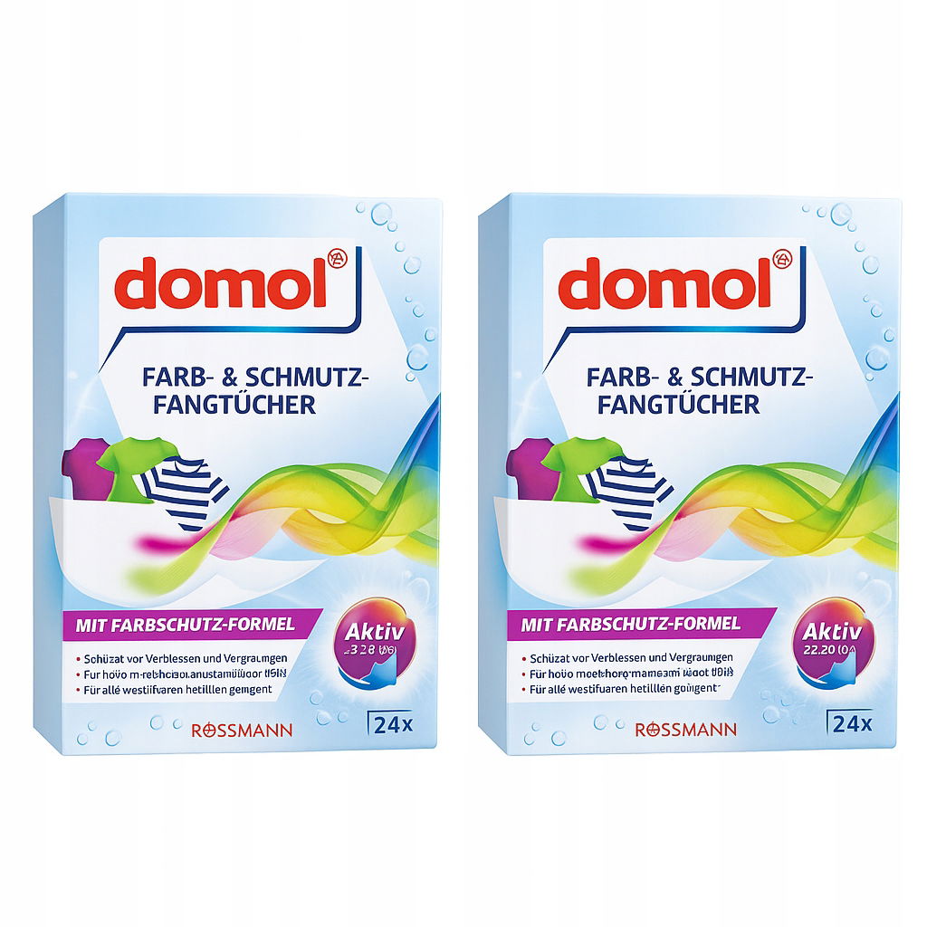 Domol * Utierky zabraňujúce zafarbeniu oblečenia * 48ks Nemecké De